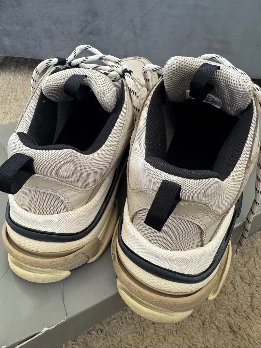 Balenciaga Triple S Beige/Black sneakers (mens) - Picture 5 of 8
